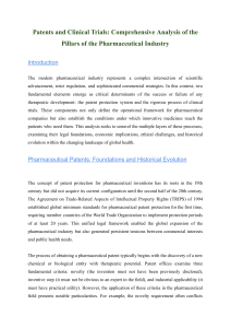 Patents and Clinical Trials in Pharma: Comprehensive Industry Analysis