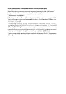 Obliczanie poprawki K i budowanie profilu skal klinicznych w 5 krokach