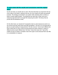 River Study Analysis: Bradshaw Model & Fieldwork Results