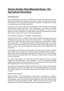 The Agricultural Revolution: History, Impact, and Future of Farming