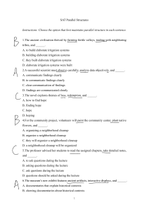 SAT Parallel Structures Practice Questions - English Grammar Exercises