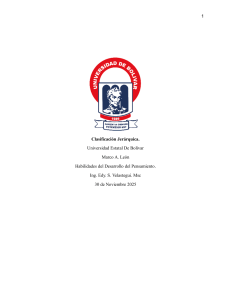 Ejercicios de Clasificaci&oacute;n Jer&aacute;rquica