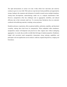Nanoparticles & Dendrimers: Stability & Applications