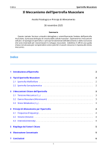 Ipertrofia Muscolare: Meccanismi e Principi di Allenamento