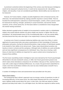 History of Intelligence Testing: Binet, Wechsler, & Stanford-Binet