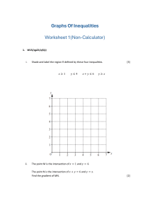Graphing Inequalities Worksheet: High School Math Practice