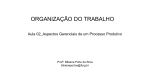 Gest&atilde;o do Processo Produtivo: Conceitos e Estrat&eacute;gias Chave