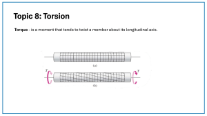 Torsion & Shear: Mechanics of Materials Lecture Notes
