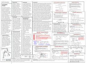 Jet Propulsion Cheat Sheet: Engine Types & Efficiency