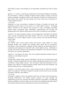 Circular Digital Economy: E-waste & Sustainability Report