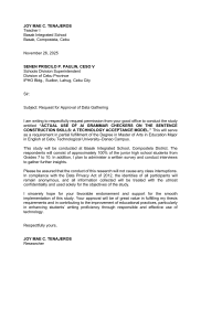 AI Grammar Checkers Research Approval Request: Sentence Skills Study