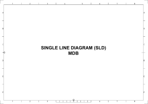 Single Line Diagram (SLD) MDB: Electrical Power Distribution
