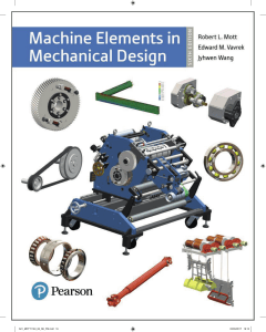 Machine Elements in Mechanical Design Textbook - Sixth Edition