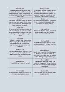 Bible Verses for Guidance, Peace, and Strength | Scripture Collection