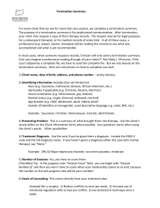 Therapy Termination Summary Guide for Counselors | Envision Clinic