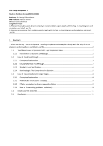 VLSI Design: Dynamic CMOS Logic Issues & Solutions (Assignment 5)
