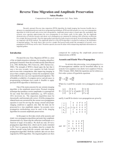 RTM and Amplitude Preservation: Seismic Imaging Analysis