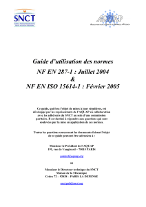 Guide des normes de soudage : NF EN 287-1 & ISO 15614-1