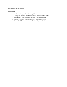 Wireless Communication II Homework: Traffic Engineering & KPIs