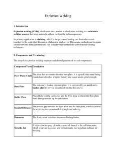 Explosion Welding (EXW): Process, Applications, Advantages & Disadvantages