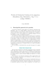 Prueba de Evaluaci&oacute;n Continua de Estad&iacute;stica para Ingenier&iacute;a Inform&aacute;tica 2024-2025