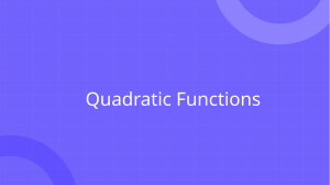 Quadratic Functions Explained: Graphs, Formulas, Examples