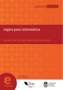 L&oacute;gica para inform&aacute;tica: Texto universitario de l&oacute;gica matem&aacute;tica