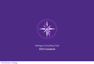 Kellogg Consulting Club 2024 Casebook: Interview Prep & Cases