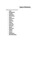 Business Types & Management Skills Worksheet | High School Studies