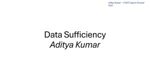 GMAT Quant Data Sufficiency Practice Questions