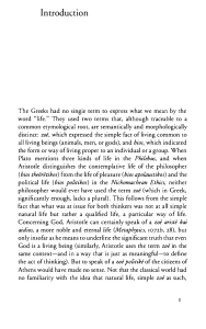 Zoe and Bios: Exploring Life and Politics in Modern Thought