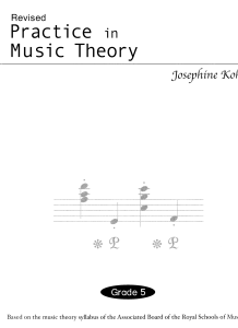 Music Theory Practice Grade 5: Exercises & Analysis