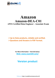 Amazon DEA-C01 Exam Questions & Answers