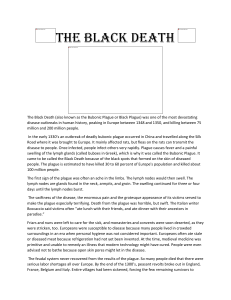 The Black Death: History, Symptoms, and Impact