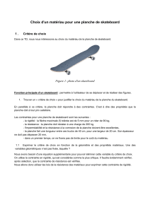 S&eacute;lection Mat&eacute;riau Planche Skateboard: Rigidit&eacute; & R&eacute;sistance