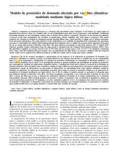 Previsi&oacute;n de la Demanda con L&oacute;gica Difusa y Variables Clim&aacute;ticas