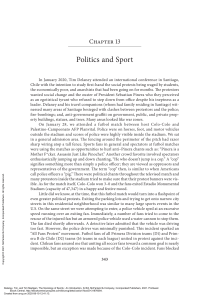 Politics and Sport: Sociology of Sports Chapter