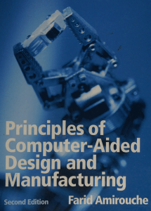 Principles of CAD/CAM: Computer-Aided Design & Manufacturing Textbook