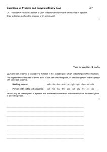 Proteins and Enzymes Study Questions | Biology & Biochemistry