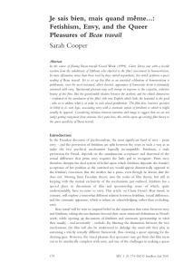 Fetishism, Envy, & Queer Pleasures in Beau travail: A Film Theory Analysis