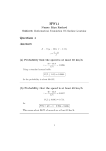 Normal Distribution Probability Problems & Solutions - HW11