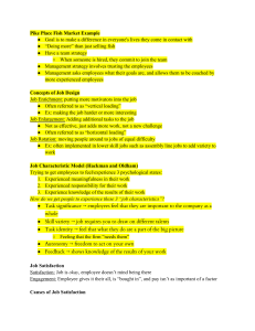 Organizational Behavior & Management: Job Design, Culture, Teams, Change