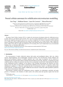 Neural Cellular Automata for Solidification Microstructure Modelling