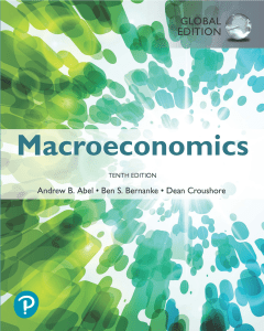 Macroeconomics 10th Edition Global Textbook by Abel Bernanke Croushore