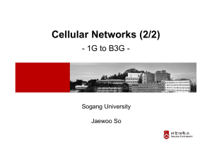 Cellular Networks & Satellite Communication Presentation