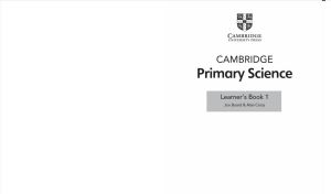 Primary Science Learner's Book 1 - Elementary Education