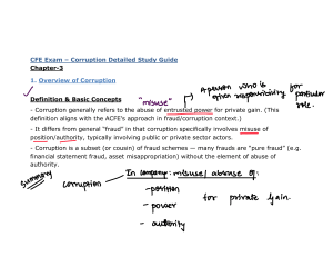 CFE Exam Corruption Study Guide: Schemes, Detection & Controls