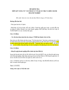 Sk&uacute;&scaron;ka z podnikov&eacute;ho pr&aacute;va: Pr&aacute;vne poradensk&eacute; zručnosti