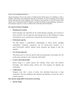 Interior Design: Principles, Elements & Decorating Differences