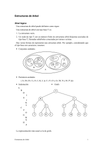 Estructuras de &Aacute;rbol: Definici&oacute;n, Representaci&oacute;n y Recorridos en C